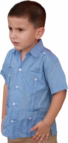 Baby boy guayabera sales shirt